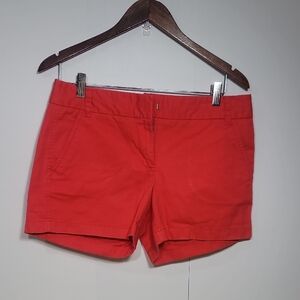 J. Crew Chino Bold Red Women's Bermuda Shorts